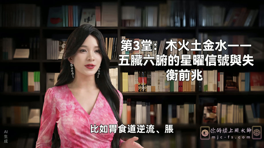 第3堂:木火土金水——五臟六腑的星曜信號與失衡前兆副本